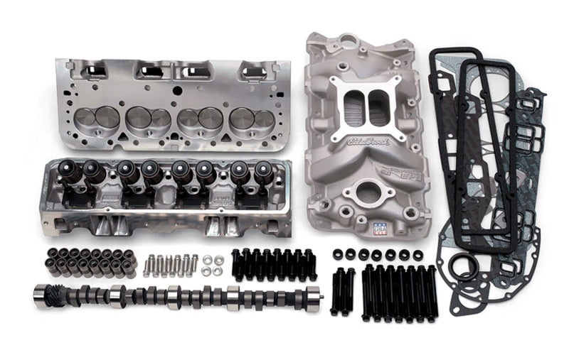 Edelbrock Power Package Top End Kit E-Street and Performer SBC Edelbrock Heads