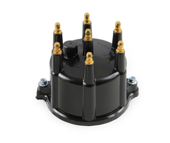 ACCEL Distributor Cap - Jeep 4.0L - Male - HEI Style - Black 120330 ACCEL Autoparts