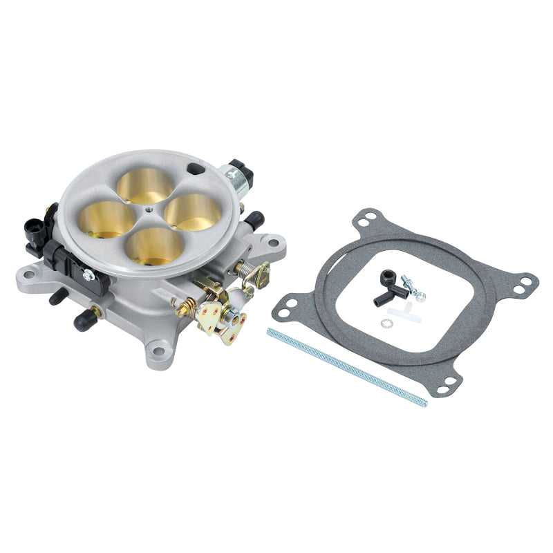 Edelbrock Throttle Body Victor EFI 4-Barrel 4150 Style Flange 1.75In Bores Die Cast Edelbrock Throttle Bodies