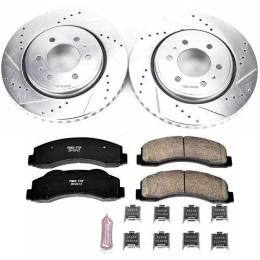 Power Stop 10-18 Ford Expedition Front Z23 Evolution Sport Brake Kit PowerStop Brake Kits - Performance D&S