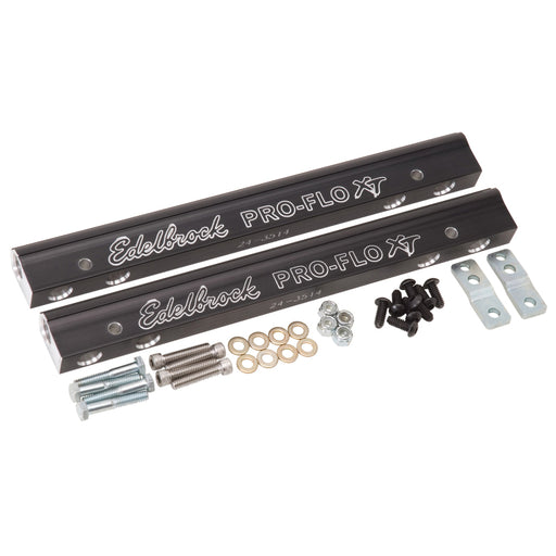 Edelbrock EFI Fuel Rail Kit SBC Pro-Flo XT for Use On 7137 Intake Edelbrock Fuel Rails