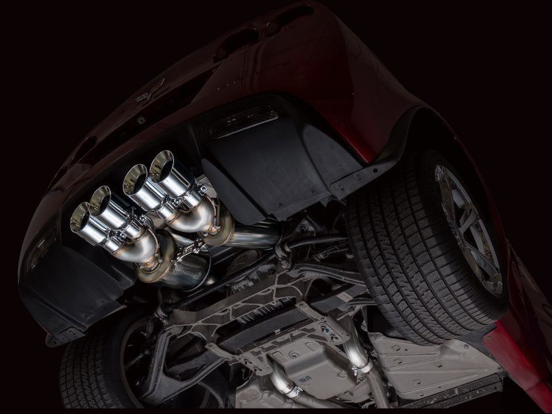 AWE Tuning 09-13 Chevrolet Corvette 6.2L Touring Edition Axle-Back Exhaust w/ Chrome Silver Tips AWE Tuning Axle Back