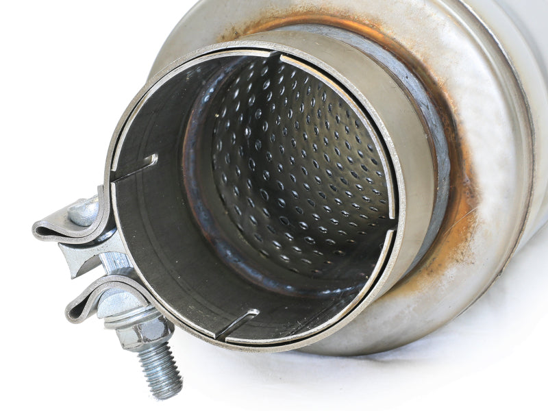 aFe MACH Force-Xp Muffler 3 IN ID Center/Center x 5 IN Dia. x 19 IN Overall Length - Round Body aFe Muffler