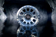 ICON Hulse 18x9 5x150 25mm Offset 6in BS Silver Machined ICON Wheels - Cast