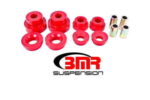 BMR 10-15 5th Gen Camaro Rear Cradle Pro Version Full Bushing Kit (Polyurethane) - Red BMR Suspension Differential Bushings