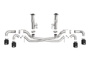 aFe MACH Force-Xp 3in to 2-1/2in 304SS Cat-Back (No Muff.) 2020 Chevy Corvette (C8) 6.2L - Black Tip aFe Catback