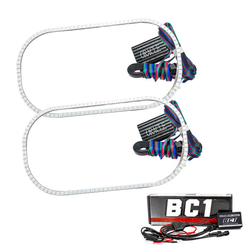 Oracle Ford F250 99-04 Halo Kit - ColorSHIFT w/ BC1 Controller ORACLE Lighting Headlights