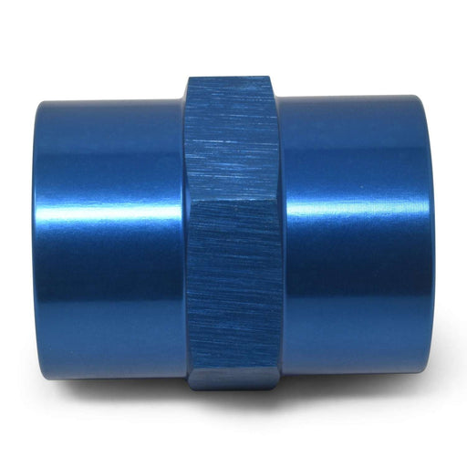 1/8" Female Pipe Coupler Adapter Fitting With Blue Finish RUSSELL Autoparts