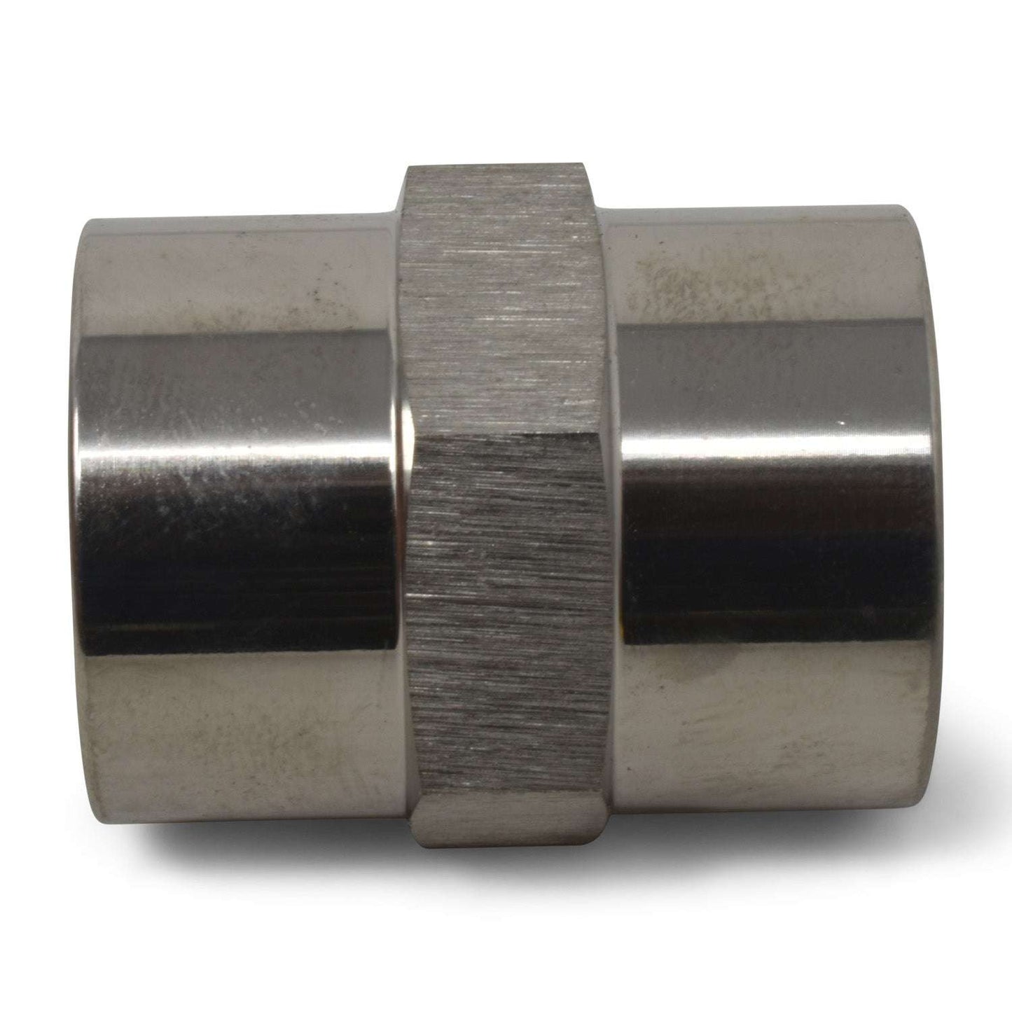 1/8" Female Pipe Coupler Adapter Fitting With Endura Finish RUSSELL Autoparts