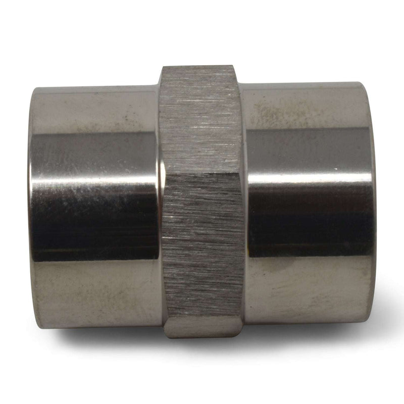 1/8" Female Pipe Coupler Adapter Fitting With Endura Finish RUSSELL Autoparts