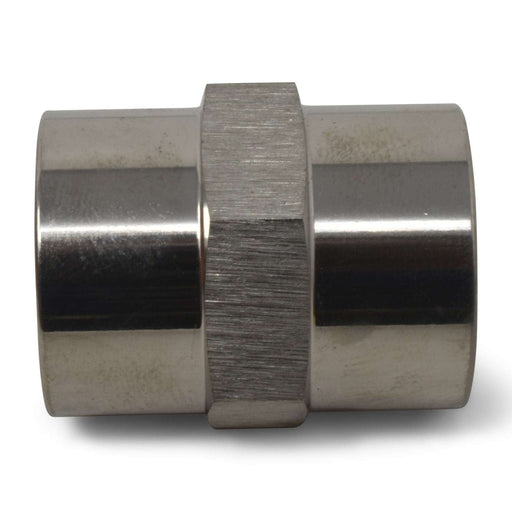 1/8" Female Pipe Coupler Adapter Fitting With Endura Finish RUSSELL Autoparts