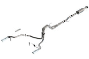 Borla F-150 2021 5.0L 4dr CC SB EC STB Lariat/KR/Platinum/LTD 3/2.25 SRE Cat-Back ATAK CHR Tips Borla Catback