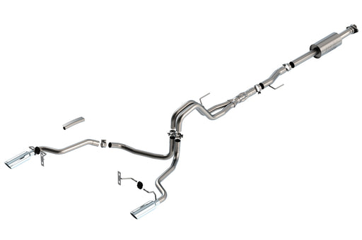 Borla F-150 2021 5.0L 4dr CC SB EC STB Lariat/KR/Platinum/LTD 3/2.25 SRE Cat-Back ATAK CHR Tips Borla Catback