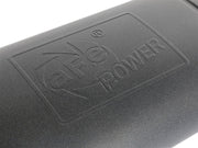 aFe MACH Force-Xp 409 SS Muffler w/ Black Finish 3in Center/Offset 22in L x 11in x 5in - Oval Body aFe Muffler
