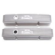 Edelbrock Valve Cover Classic Series Chevrolet 1959-1986 262-400 CI V8 w/ Oil Fill Hole Satin Edelbrock Valve Covers