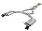 aFe MACHForce XP 3in 304 SS Loud Tone Cat-Back w/ Black Tips 15-17 Ford Mustang V6-3.7L/V8-5.0L aFe Catback
