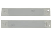 Ford Racing Black/Silver EcoBoost Emblem 3-1/2in x 9/16in - Set of 2 Ford Racing Other Body Components