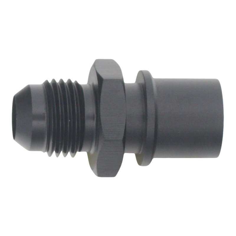 DeatschWerks 6AN Male Flare to Toyota Module Quick Connect - Anodized Matte Black DeatschWerks Fuel Components Misc