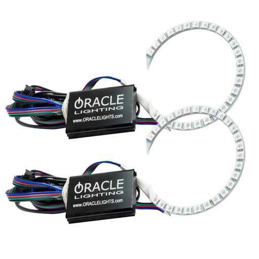 Oracle 18-21 Ford Mustang LED Headlight Halo Kit - ColorSHIFT w/o Controller ORACLE Lighting Headlights