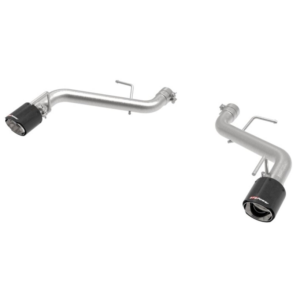 aFe POWER MACH Force-Xp 2.5in Axle-Back Exhaust System 16-20 Chevy Camaro SS V8 6.2L - Carbon Fiber 49-44118-C