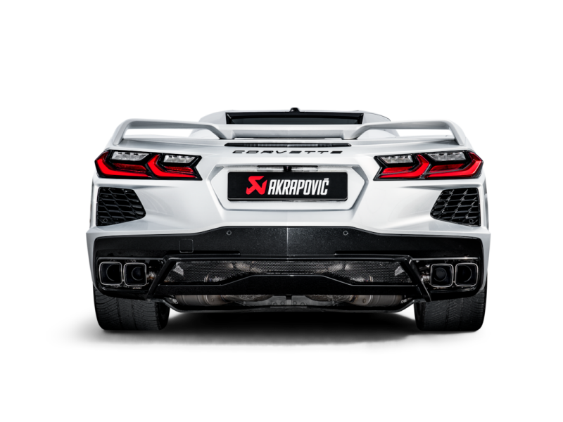 Akrapovic 2020 Chevrolet Corvette Stingray (C8) OPF/GPF Slip-On Line (Titanium) w/ Titanium Tips Akrapovic Muffler