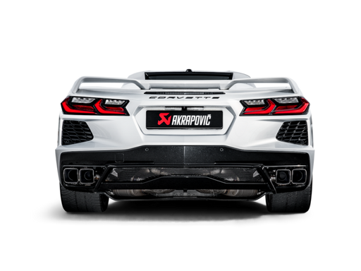 Akrapovic 2020 Chevrolet Corvette Stingray (C8) OPF/GPF Slip-On Line (Titanium) w/ Titanium Tips Akrapovic Muffler