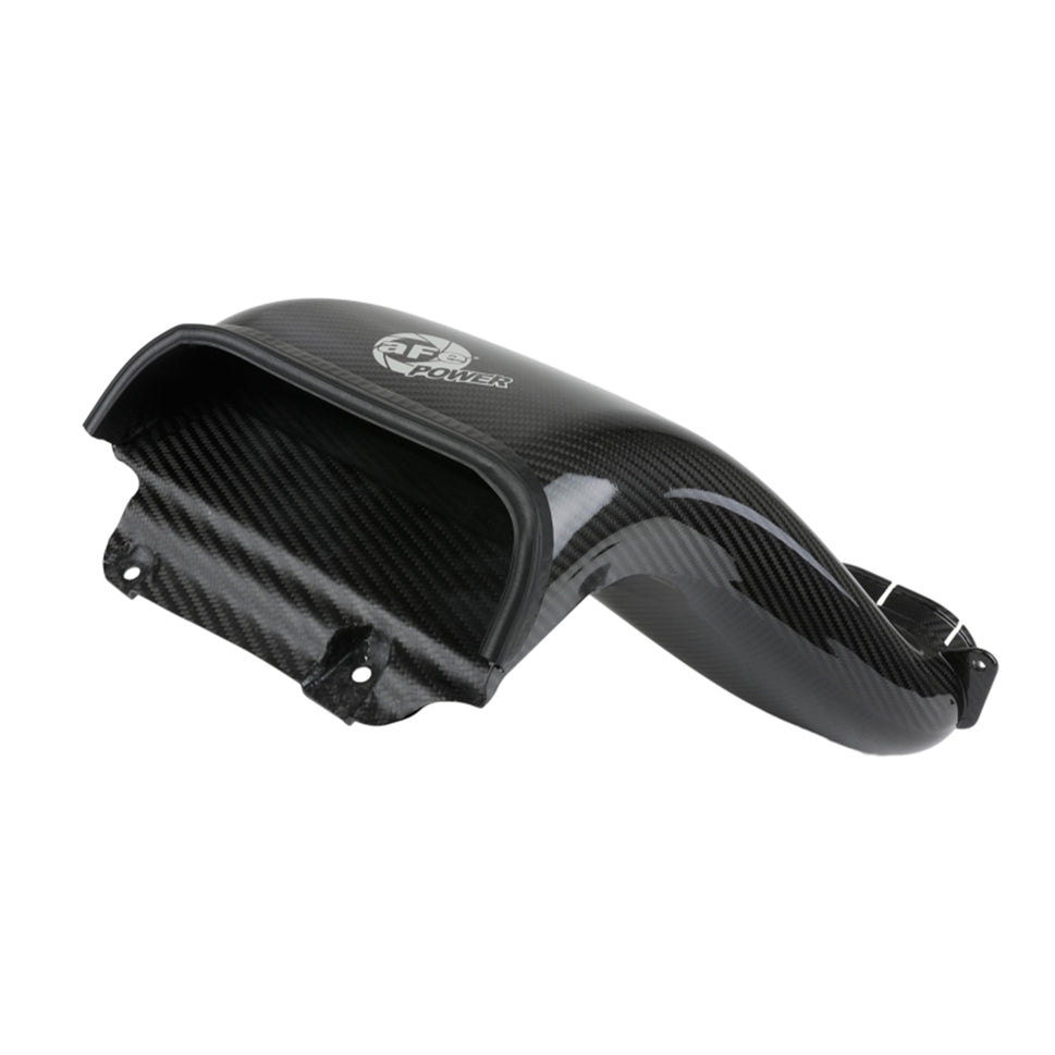 aFe Quantum Cold Air Intake System Scoop 18-20 Ford F150 EcoBoost V6-3.5L/2.7L - Carbon Fiber 53-10008SC