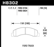 Hawk Super Duty Street Brake Pads Hawk Performance Brake Pads - Performance