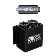 DeatschWerks 2.5L Modular Surge Tank (Incl. 1 DW250iL In-Line Fuel Pump) DeatschWerks Surge Tanks