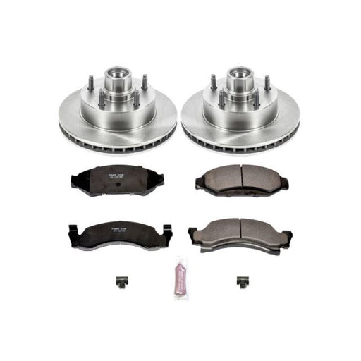 Power Stop 87-93 Ford E-150 Front Autospecialty Brake Kit PowerStop Brake Kits - OE