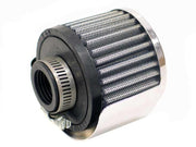 K&N 1in Flange ID x 3in OD x 2.5in Height Clamp On Crankcase Vent Filter K&N Engineering Air Filters - Universal Fit