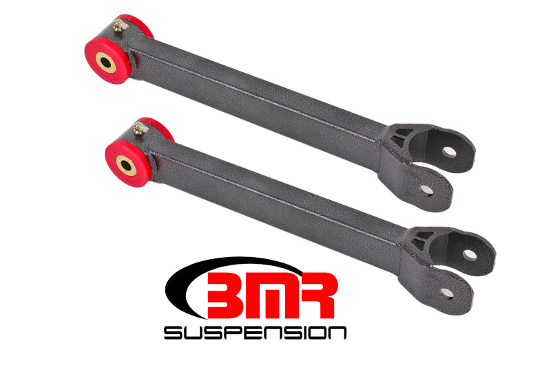 BMR 16-17 6th Gen Camaro Non-Adj. Lower Trailing Arms (Polyurethane) - Black Hammertone BMR Suspension Suspension Arms & Components