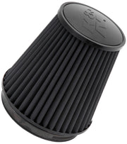 K&N Universal Rubber Filter Round Tapered 6in Flange ID x 7.5in Base OD x 5.25in Top OD x 8in Height K&N Engineering Air Filters - Universal Fit