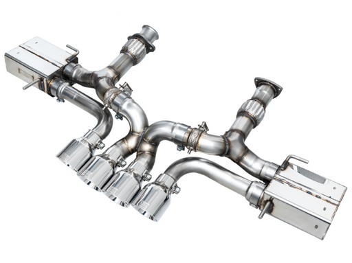 AWE 23-25 Chevrolet C8 Corvette Z06 5.5L SwitchPath Exhaust System - Chrome Silver Tips AWE Tuning Axle Back
