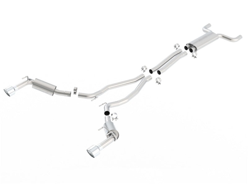 Borla 14-15 Chevy Camaro SS / ZL1 SS Single Catback Exhaust System w/ Single Rear Exit Borla Catback