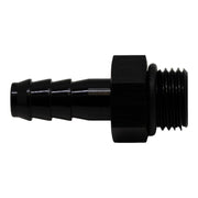DeatschWerks 6AN ORB Male to 5/16in Male Triple Barb Fitting (Incl O-Ring) - Anodized Matte Black DeatschWerks Fittings