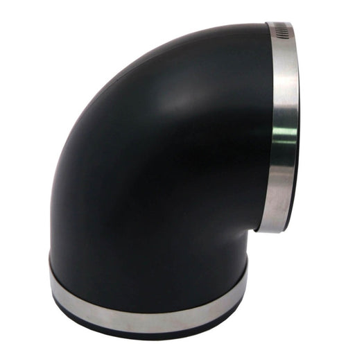 Spectre Coupler 4in. Elbow / 90 Degree (PVC) - Black Spectre Silicone Couplers & Hoses