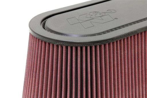 K&N Custom Racing Unique Oval Tapered Filter 17.313in OL B/7.75in OW B/14.625inOL T/6.125inOW T/9in K&N Engineering Air Intake Components