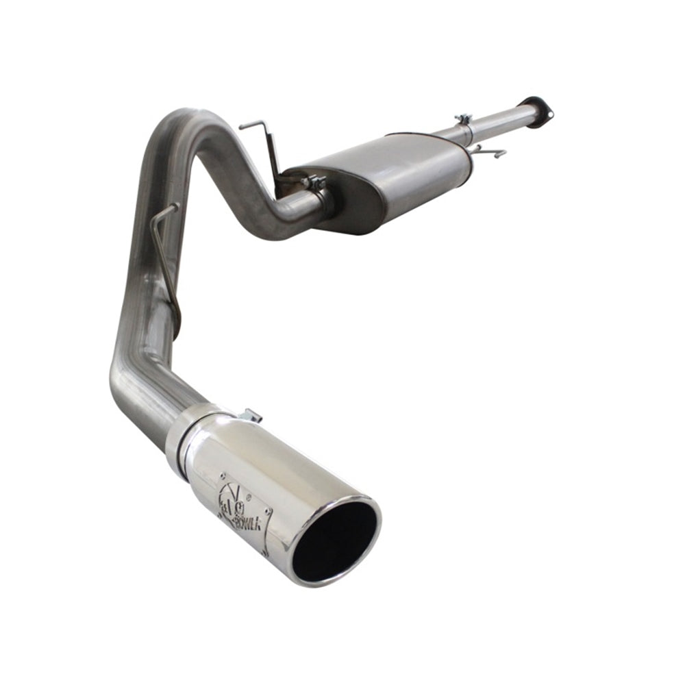 aFe MACHForce XP SS Exhaust 3in Cat-Back w/4.5in Polished Tip 11-14 Ford F150 Ecoboost V6 3.5Ltt 49-43067-P