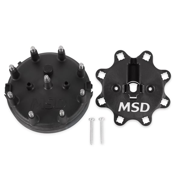 MSD Distributor Cap - Ford HEI - Black 84083 MSD Autoparts
