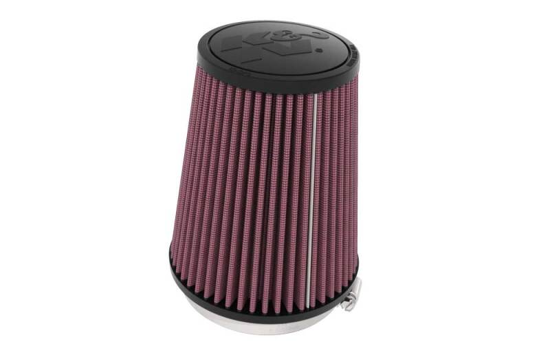 K&N Universal 4in Flange x 5-3/8in Base x 4in Height High flow Air Filter K&N Engineering Air Filters - Universal Fit
