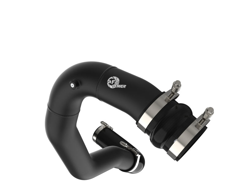 aFe 08-10 Ford Trucks V8-6.4L (td) BladeRunner 3 IN Aluminum Hot Charge Pipe - Black aFe Intercoolers