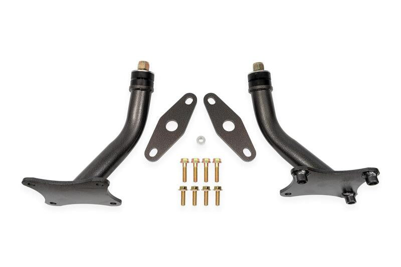 BMR 16-24 Chevrolet Camaro (6th Gen) Motor Mount Kit w/ Solid Bushings - Black Hammertone