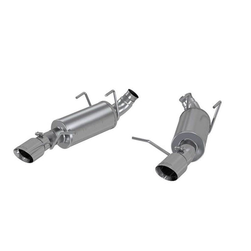 MBRP 11-14 Ford Mustang V6 3in. Dual Muffler Axle Back Split Rear Exhaust System AL MBRP Axle Back
