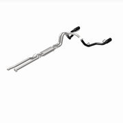 MagnaFlow SYS Cat-Back 2017 Ford F-150 Raptor 3.5L Dual Black Coated 3in Tips Magnaflow Catback
