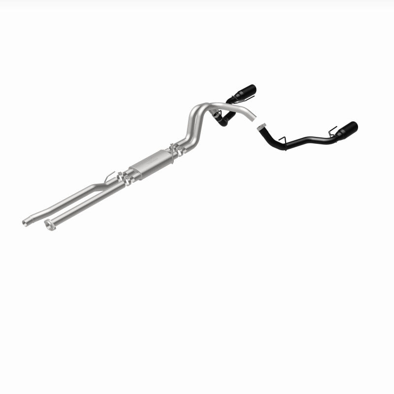 MagnaFlow SYS Cat-Back 2017 Ford F-150 Raptor 3.5L Dual Black Coated 3in Tips Magnaflow Catback
