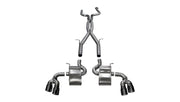 Corsa 2016-24 Chevy Camaro SS 6.2L Xtreme+ 2.75in Cat-Back Dual Rear Exit w/ Twin 4in Black PVD Tips CORSA Performance Catback