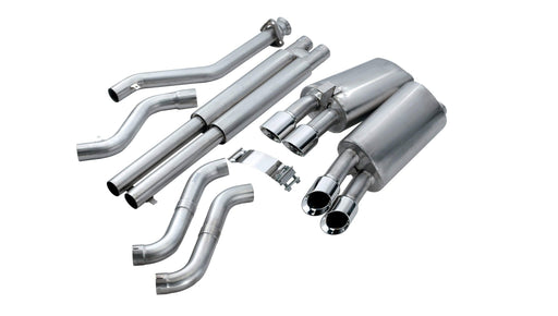 1990-1995 C4 Corvette Exhaust System | Sport / 2.5 in Cat-Back 3.5 in Twin Tips | ZR1 LT5 (14117) Corsa Autoparts