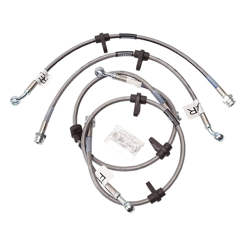 1992-95 Honda Civic With Rear Disc No ABS (Front Disc, Rear Disc) 4 Lines RUSSELL Autoparts