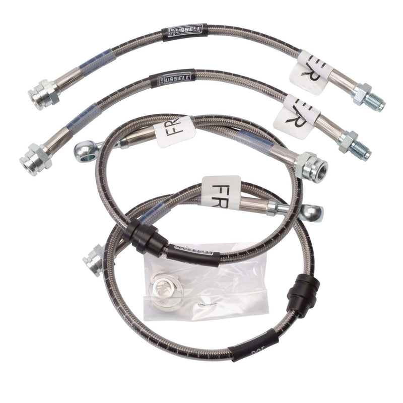 1995-99 Mitsubishi Eclipse 2WD & Awd (Front Disc, Rear Disc) 4 Lines RUSSELL Autoparts